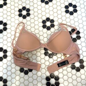 Pepper 36AA underwire bra, nude (sienna).